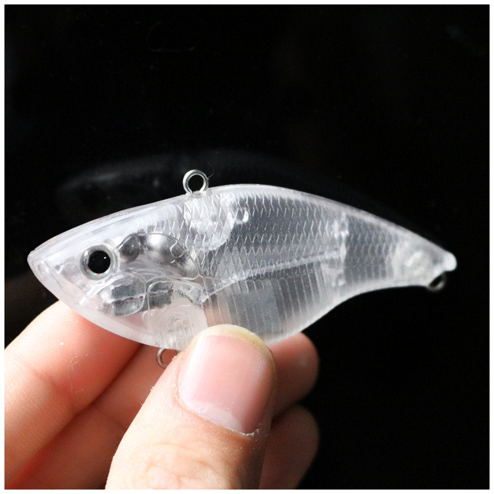 Shelt lipless lure body, 2.85 inches, optimized for mid-depth targets.
