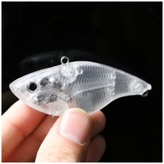 Shelt lipless lure body, 2.85 inches, optimized for mid-depth targets.