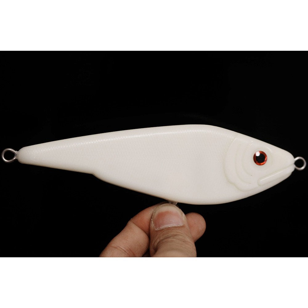 Shelt unpainted pike muskie lure blank for custom finish and durability
