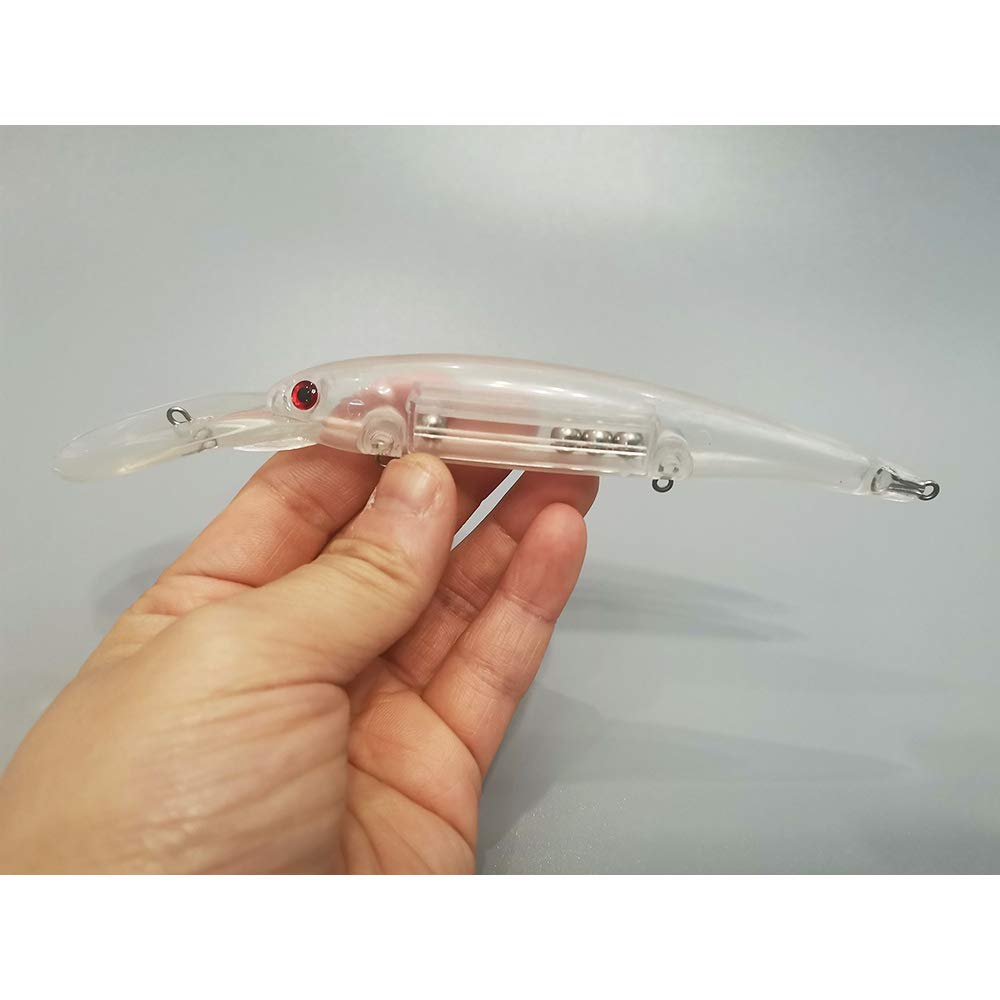 Shelt unpainted walleye blanks 6-inch display ideal for painting projects.