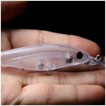 Shelt Walley Shad Lures unpainted diving lure suited for shallow to mid depth retrieves