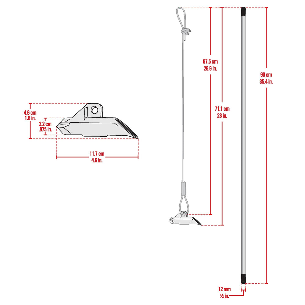 ShelterLogic cable clamps secure cables quickly for steady canopy tension.