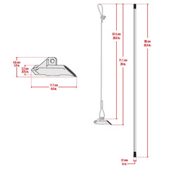 ShelterLogic cable clamps secure cables quickly for steady canopy tension.