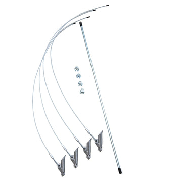 ShelterLogic driving rod aids easy installation on diverse substrates.