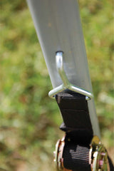 Four Easy Hook cast steel anchors included in the kit