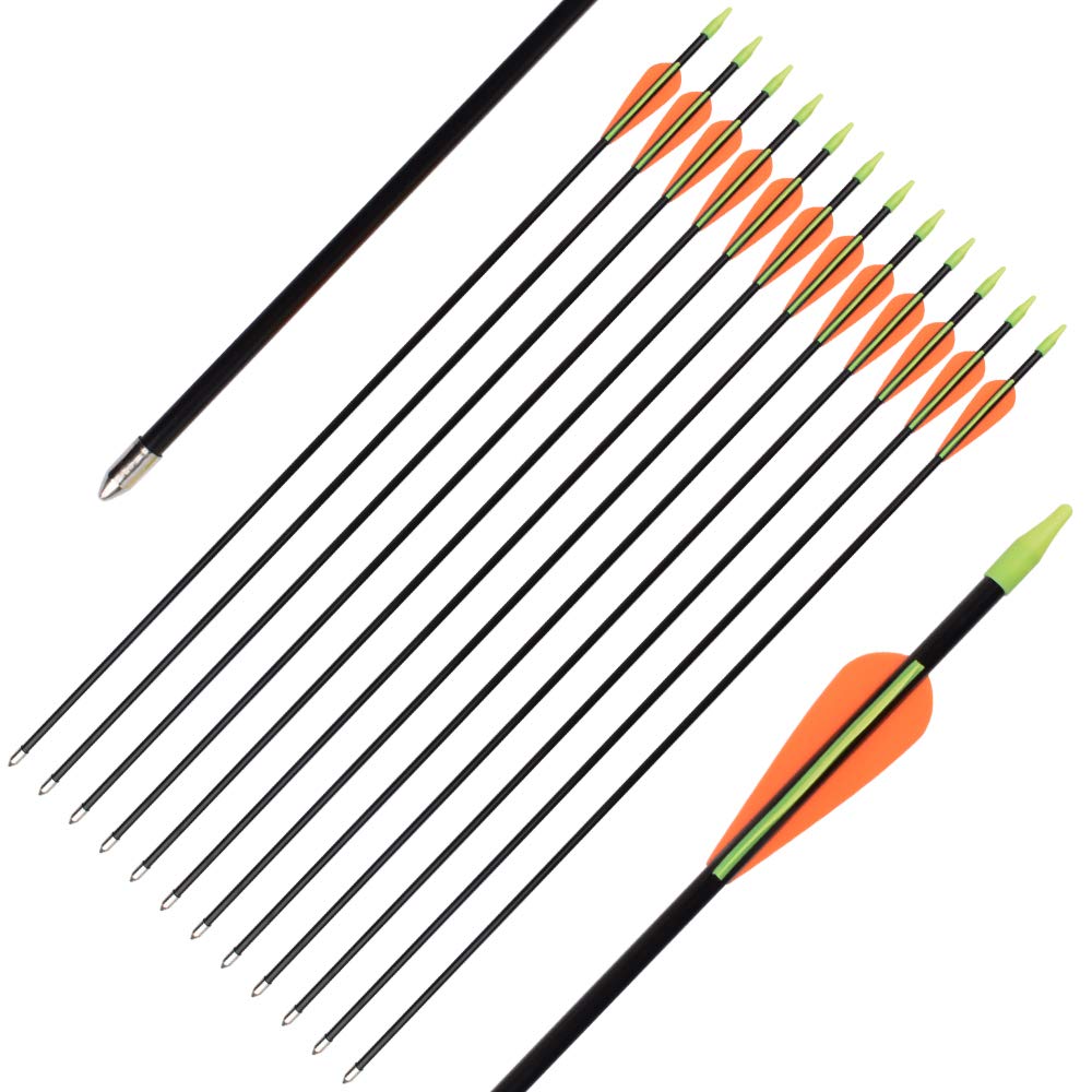 SHENG-RUI arrows with 26-inch shaft for safe youth practice
