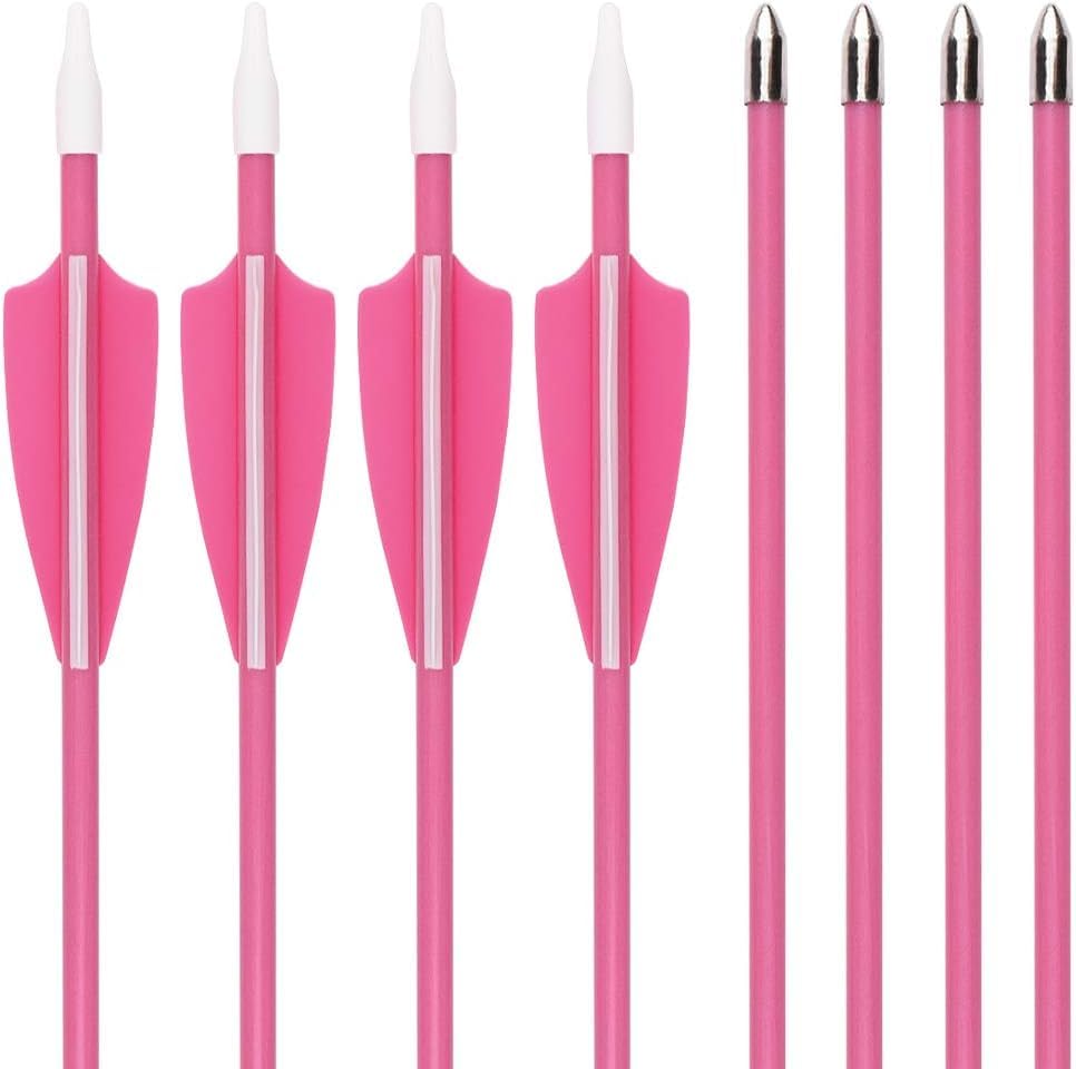 SHENG-RUI archery youth arrow round-back bullet fixed point for safe practice.