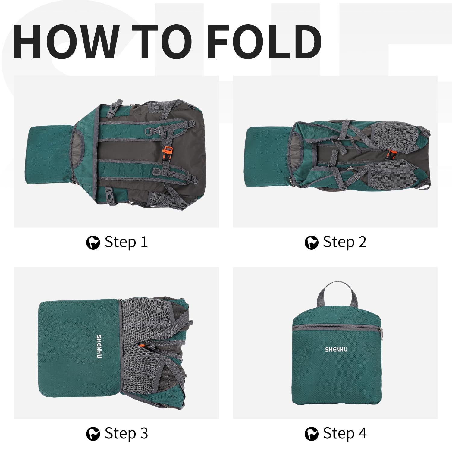 SHENHU 40L backpack offers multiple pockets for organized gear.