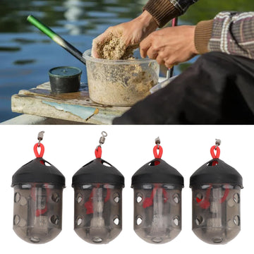 Compact lightweight fishing bait cage design