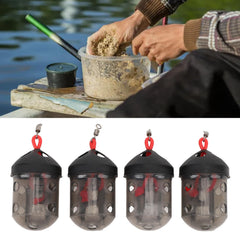 Compact lightweight fishing bait cage design