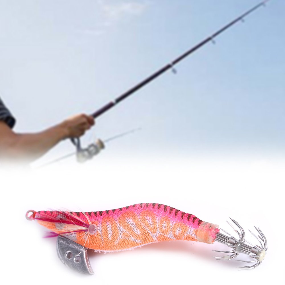 shenruifa squid jig realistic shrimp body attracts more predators underwater