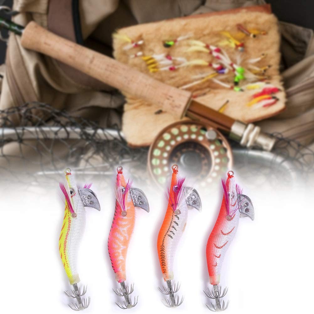 shenruifa squid jig rust proof plastic body withstands wet conditions