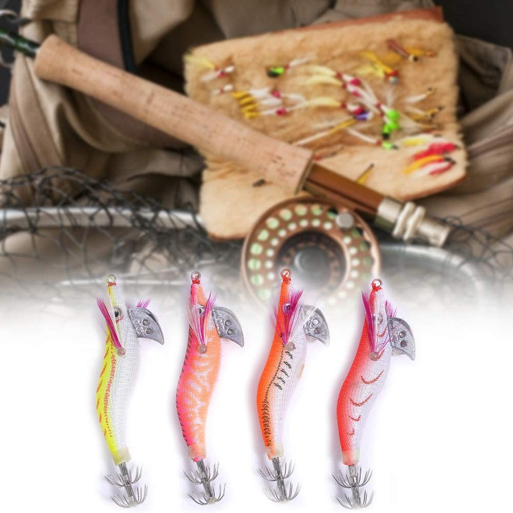 shenruifa squid jig rust proof plastic body withstands wet conditions