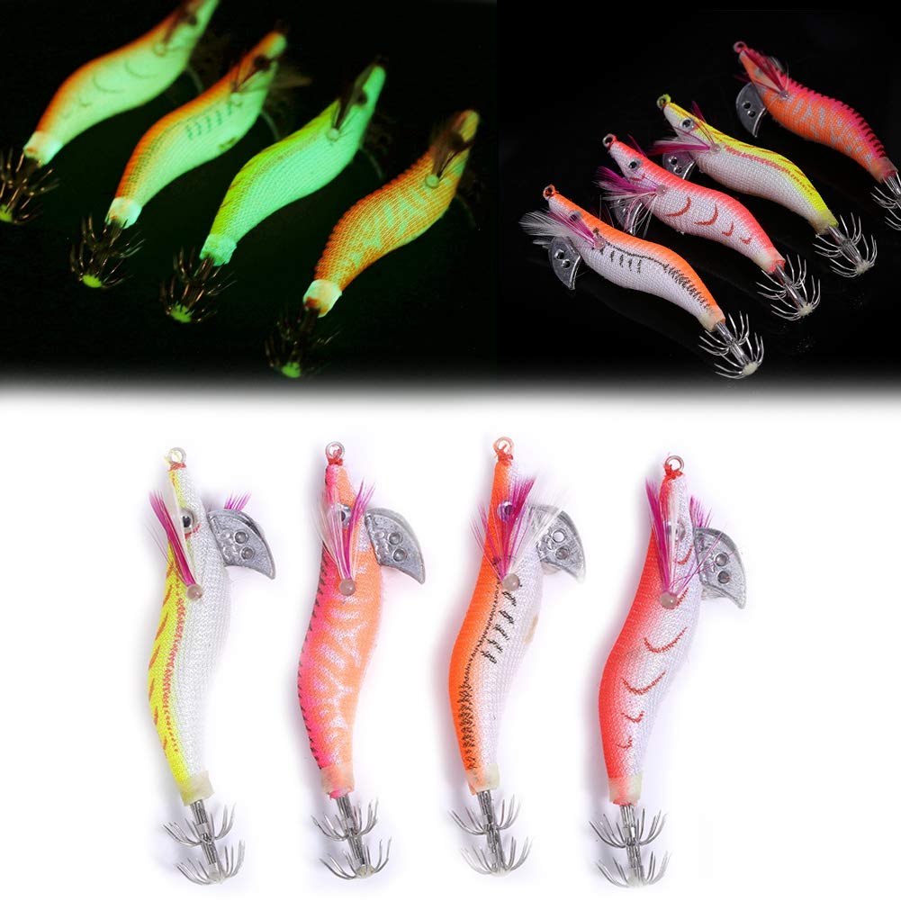 shenruifa squid jig umbrella like hook eases passage through obstacles