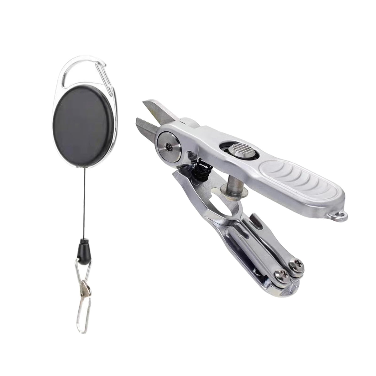 SHIAWASENA portable fishing line cutter with retractable buckle