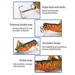 SHIJT lure shows realistic swim action for multiple species