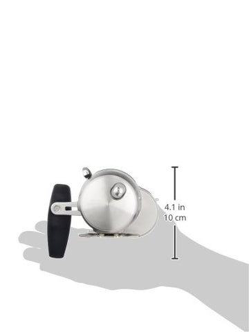 Left-hand handle configuration of Shimano 2001NR-HG Oshiajiger for comfortable jigging sessions.