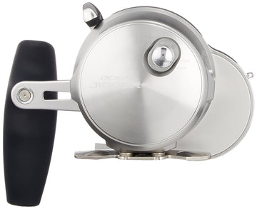 Shimano 2001NR-HG Oshiajiger rear angle highlights rugged housing for durability.