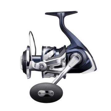 Front view of Shimano 21 Twin Power SW 14000XG reel