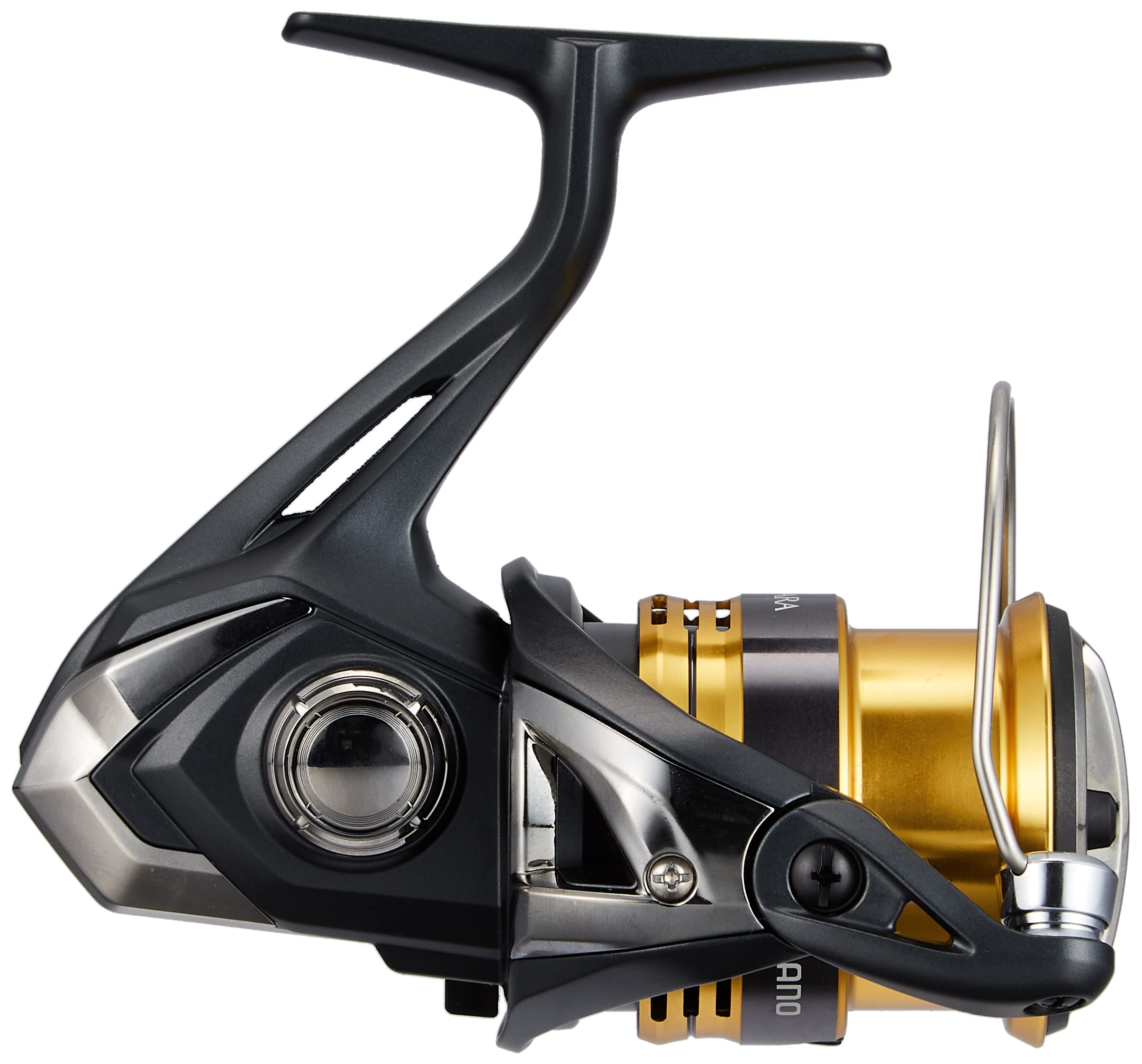 Shimano 22 Sahara reel drag knob close-up demonstrating adjustable drag and robust performance
