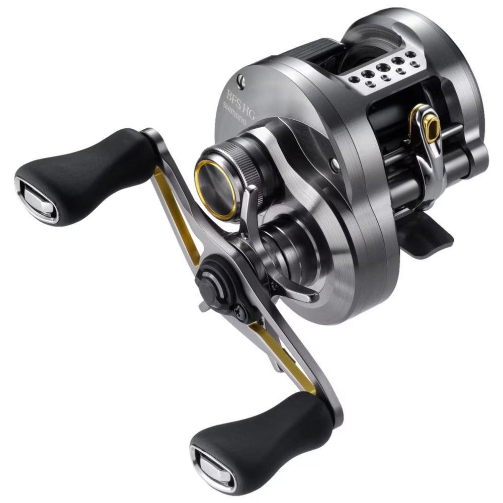 Shimano Bait Reel 23 Calcutta Conquest BFS HG Right Side for precise lure casting control