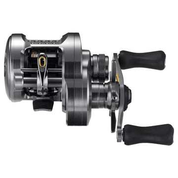 Shimano Calcutta Conquest BFS XG Left side profile highlighting compact balance.