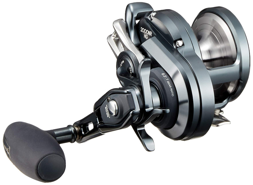 Shimano Bait Reel F Custom 2000NRHG Right Oshiajiger Amberjack Tuna side view