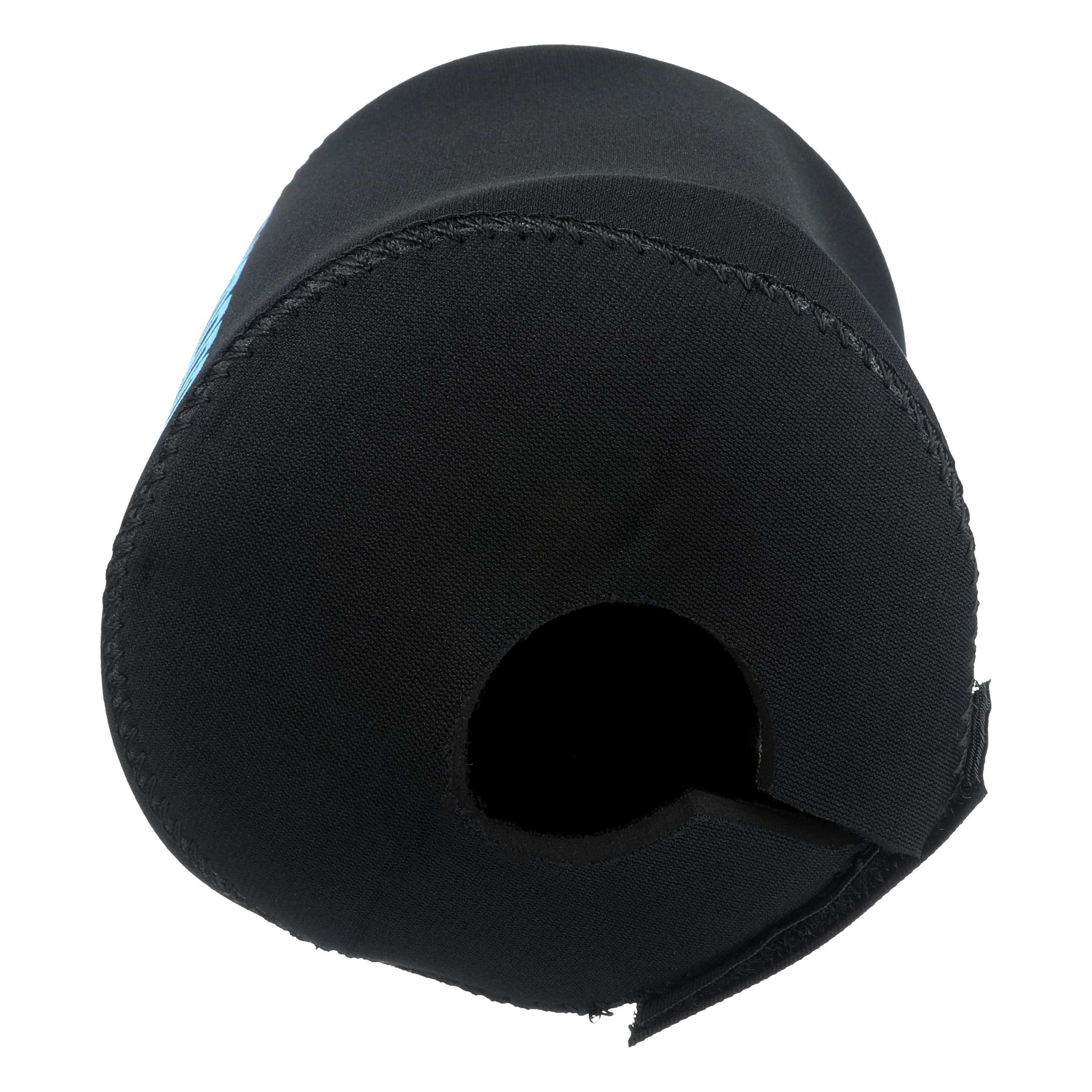 Shimano Baitcasting Reel Cover XL Black allows mounting with reel on or off the rod.