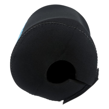 Shimano Baitcasting Reel Cover XL Black allows mounting with reel on or off the rod.