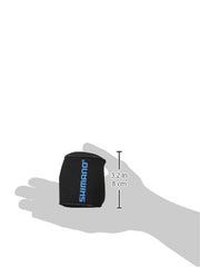 Shimano Baitcasting Reel Cover XL Black durable neoprene provides reliable protection.