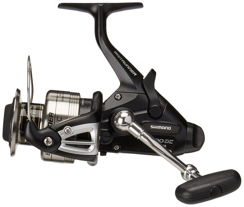 Shimano Baitrunner OC line management keeps line tidy during casts.
