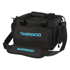 SHIMANO Baltica tackle bag with heavy TPU zippers for durable, secure storage.