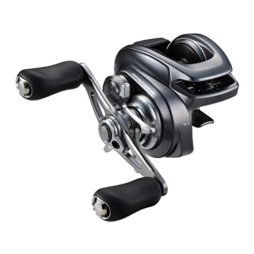 Shimano Bantam 150 A side view highlights SVS Infinity for controlled retrieves.