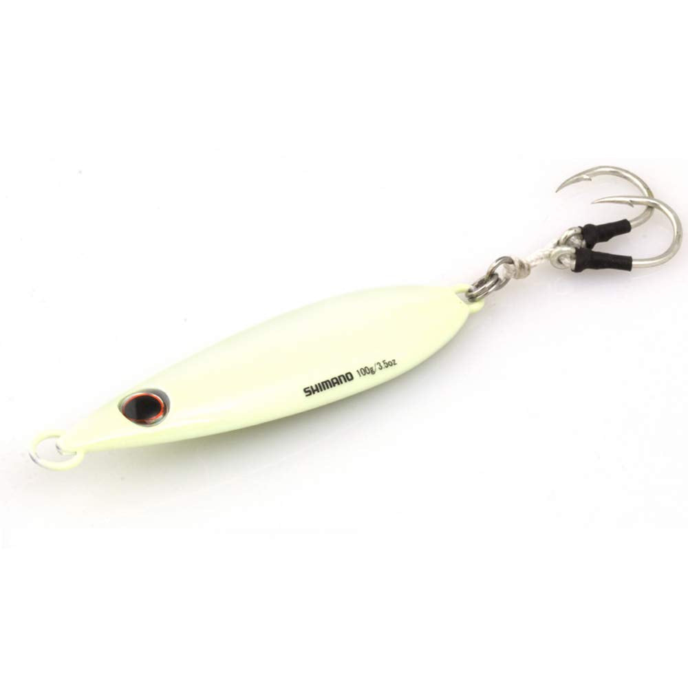 Shimano Butterfly Flat-Fall 200g side view showcases sleek high-quality finish