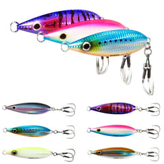 Bottom detail of Shimano Butterfly Flat-Fall Jig 100G Blue Sardine