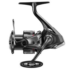Shimano C3000HG Vanford spinning reel close-up highlighting smooth winding for finesse fishing