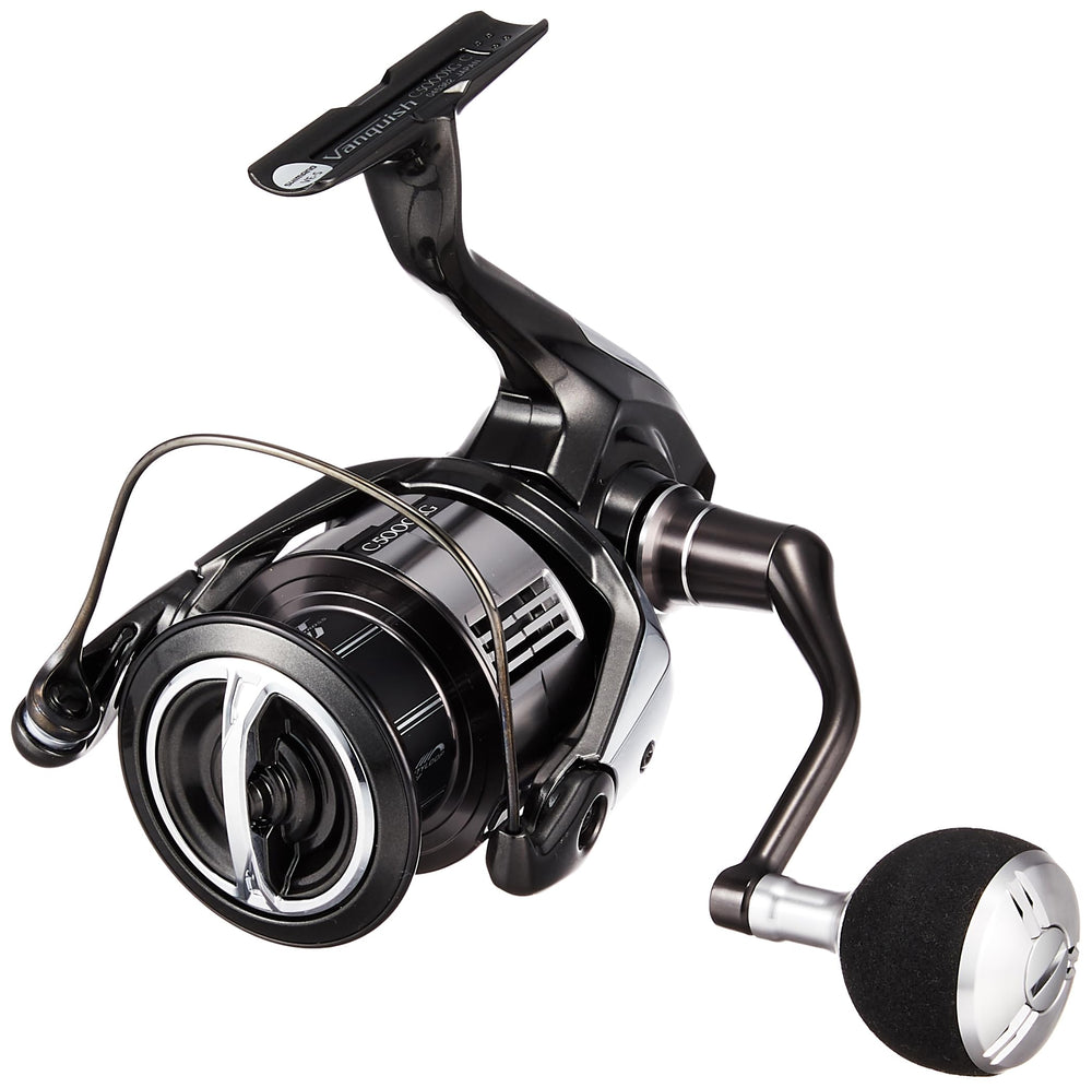 Shimano C5000XG spool close-up demonstrates ample line capacity for multiple lines