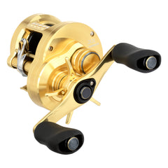 SHIMANO Calcutta Conquest 100-200 A exterior with durable aluminum housing for longevity.