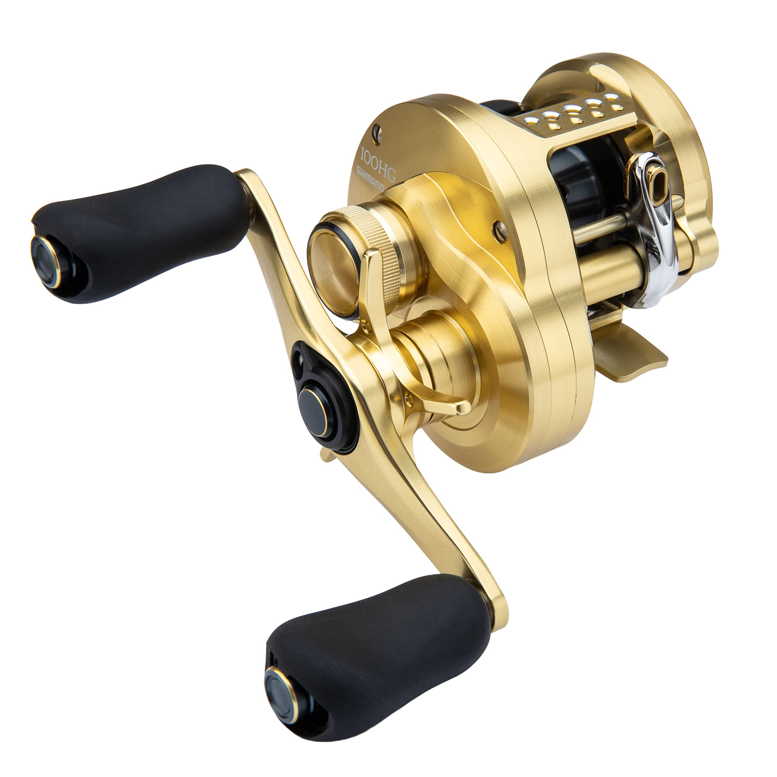 SHIMANO Calcutta Conquest 100-200 A MicroModule Gear delivers precise engagement.