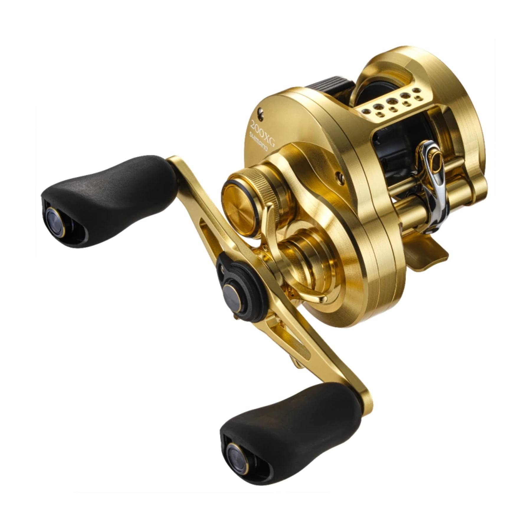 SHIMANO Calcutta Conquest 200XG right reel with smooth retrieval for bass fishing