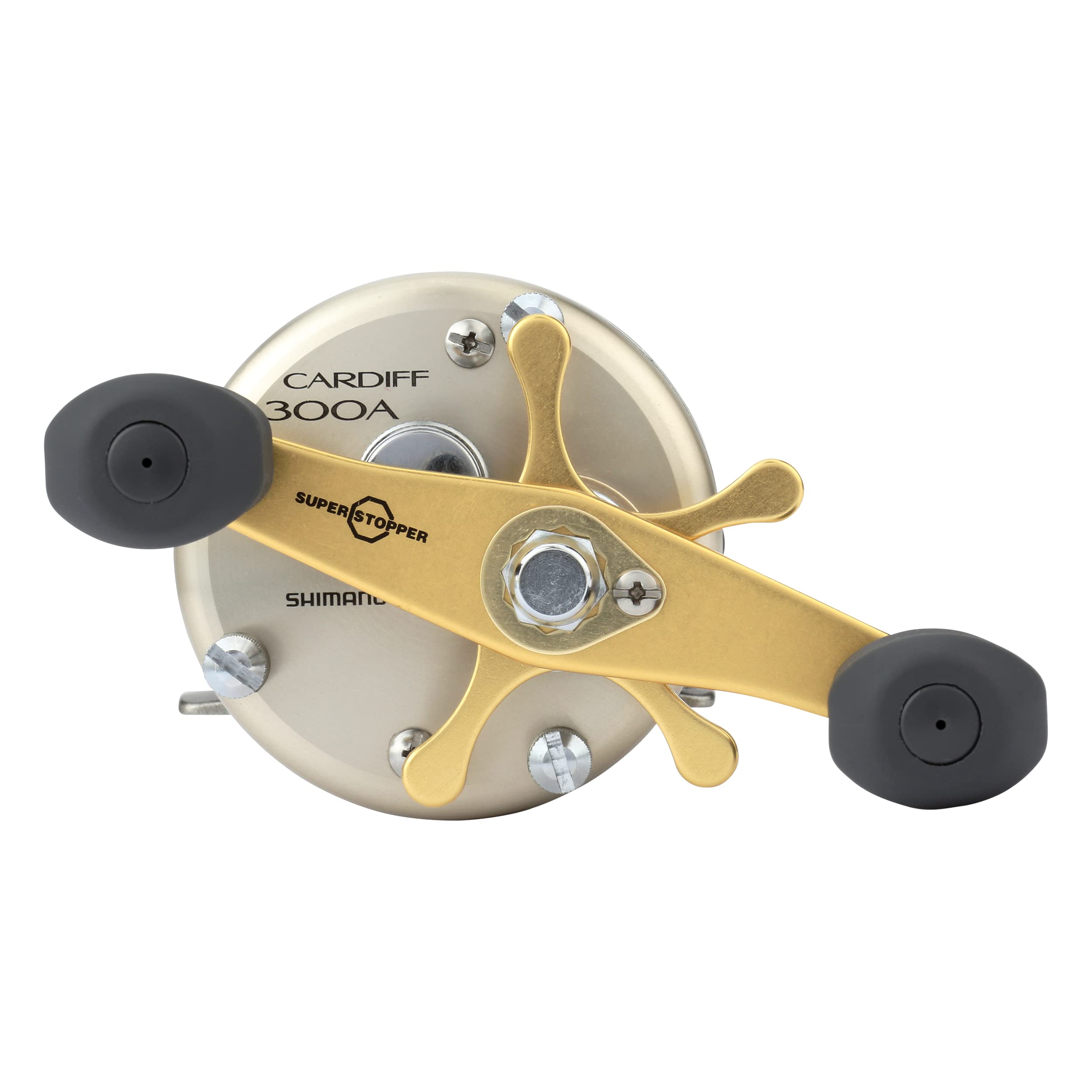 SHIMANO Cardiff A reel diecast one-piece frame close-up emphasizing stiffness