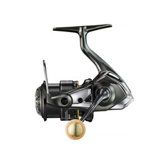 Shimano Cardiff XR C2000S reel front view for smooth trout casting and control.