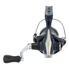 Shimano Catana 1000 FE in-hand demonstrates portable reel ready for outings.
