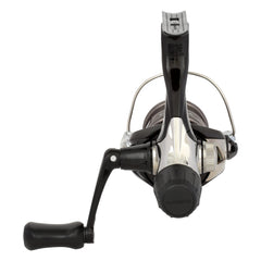 Close-up of Shimano Catana 1000 RC aluminum spool highlighting durable line lay.
