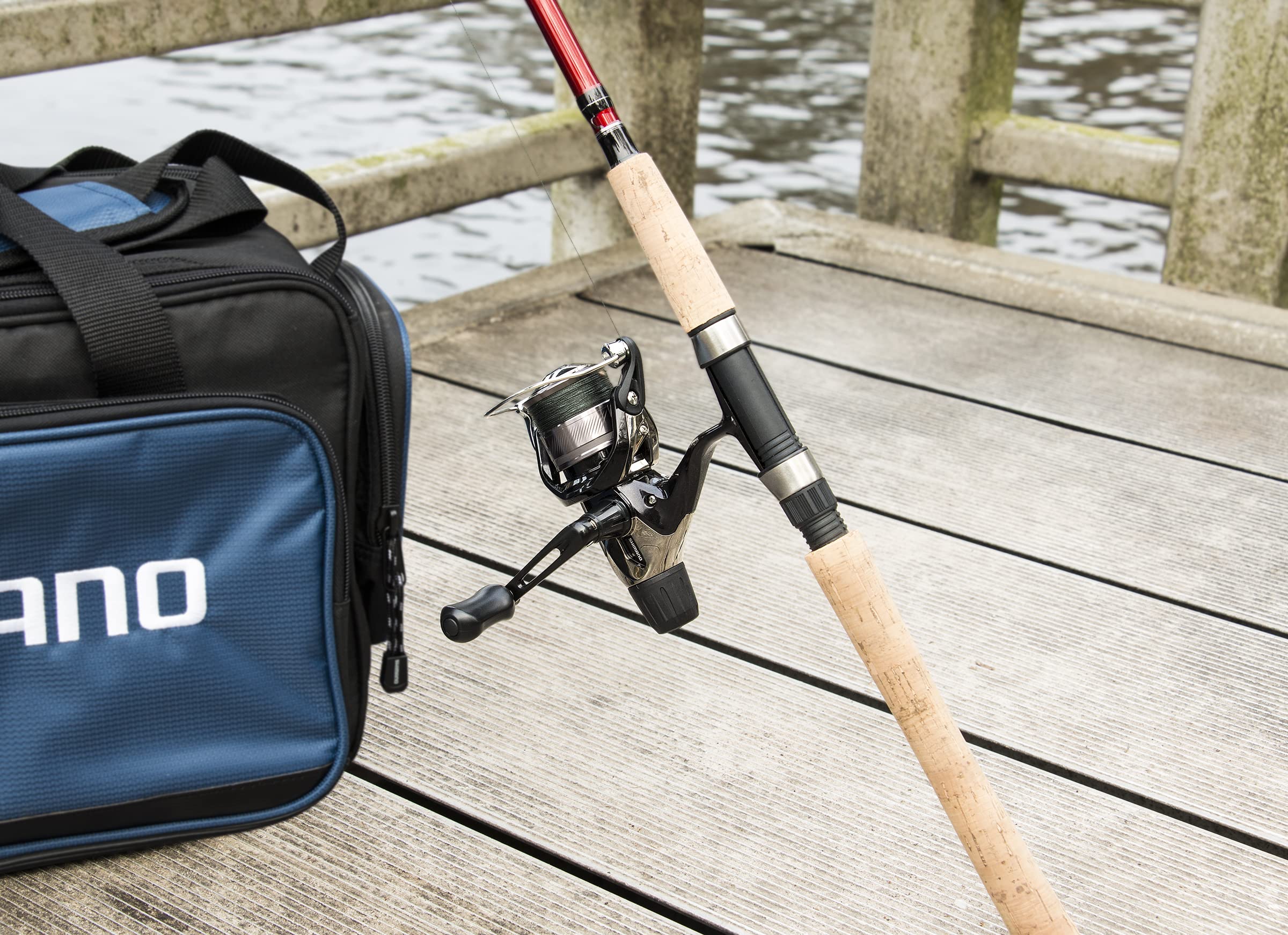 Shimano Catana 1000 RC XT7 body close-up for lightweight strength.