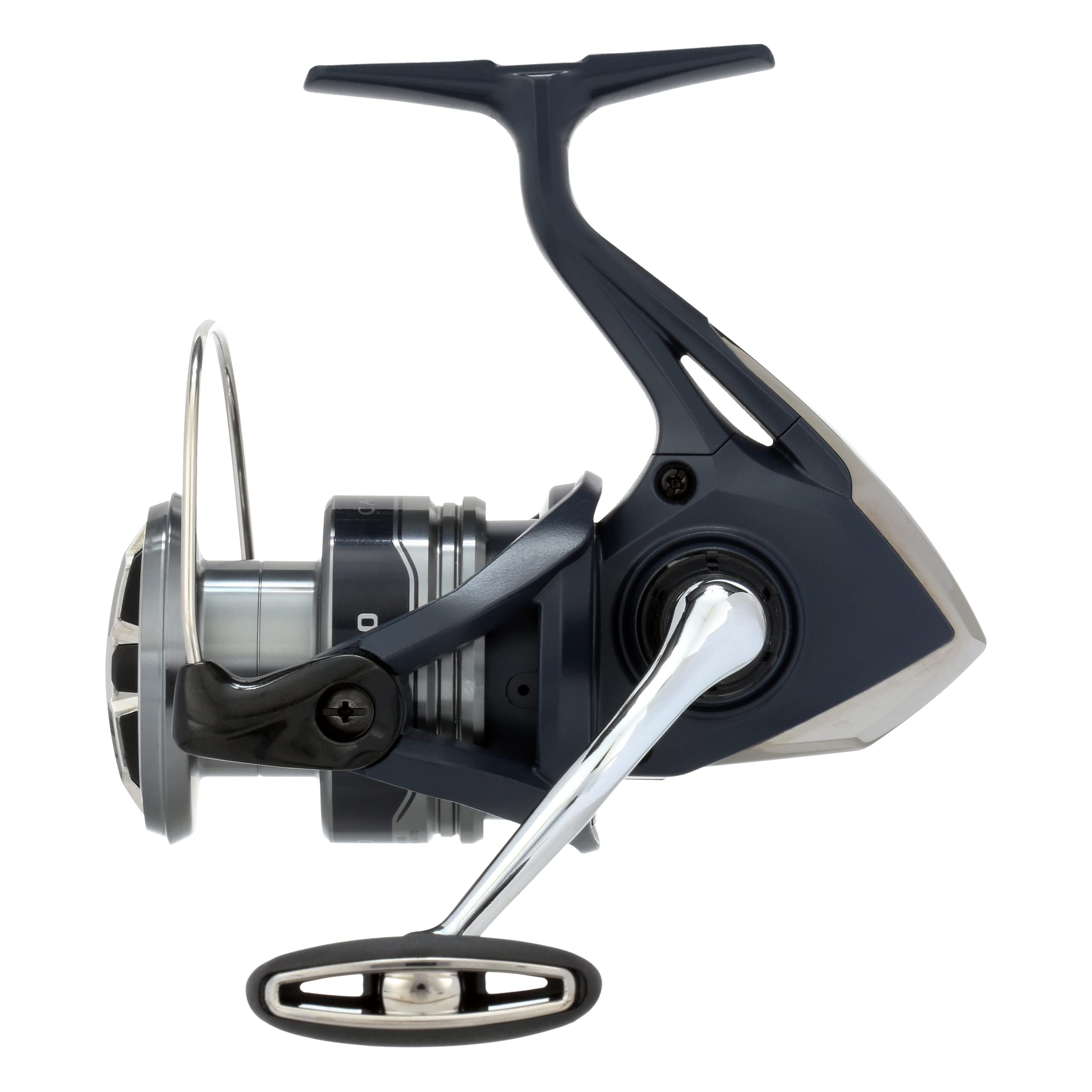 Shimano Catana C3000HGFE close-up of the handle, highlighting comfortable grip for long sessions.