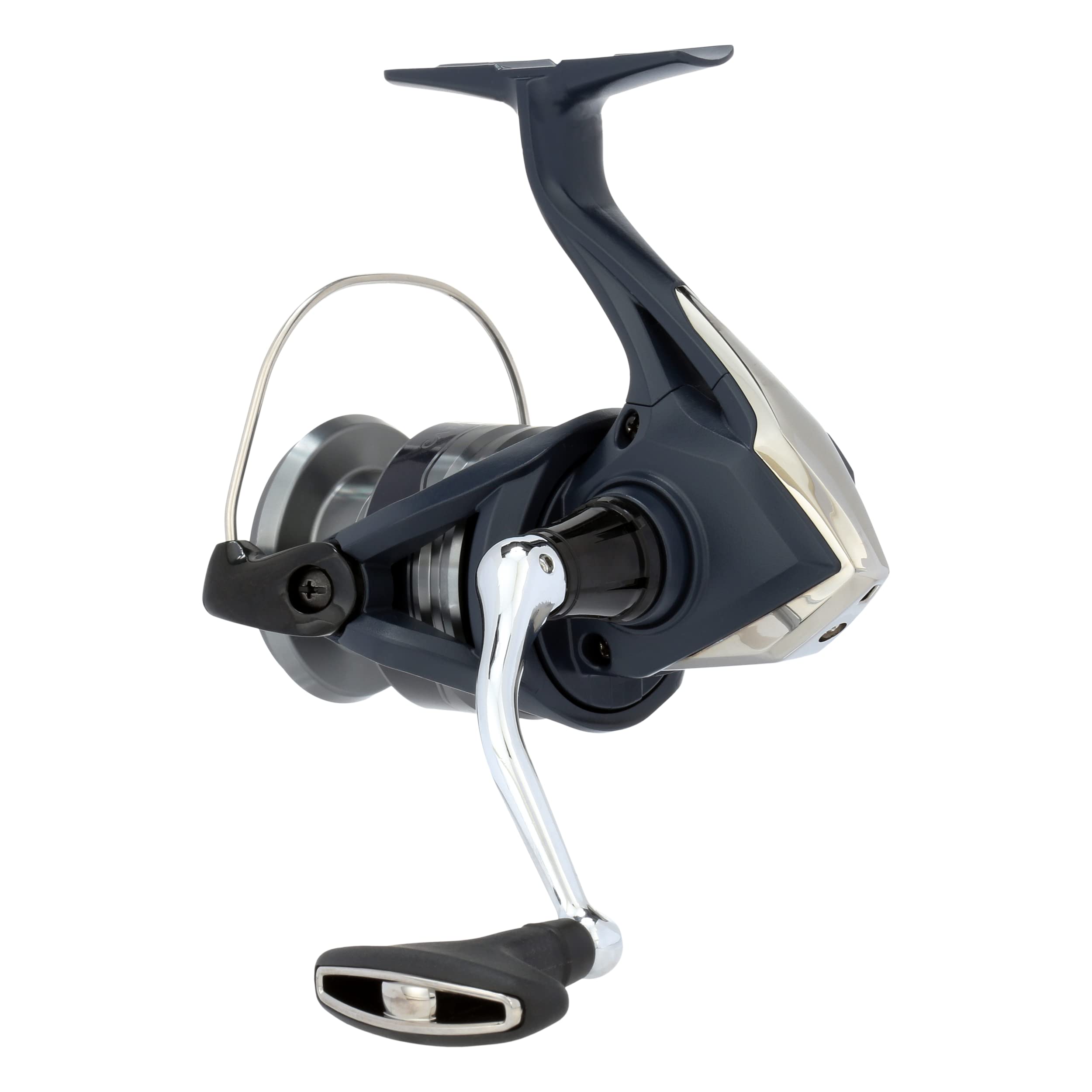 Shimano Catana C3000HGFE line management system enhances line control during retrieves.
