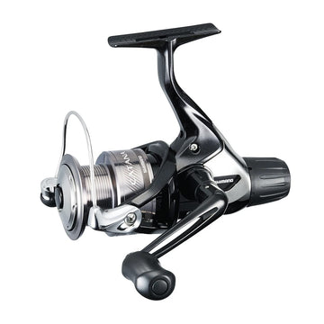 Shimano Catana RC 3000 fishing reel close-up highlighting lightweight build and smooth performance.