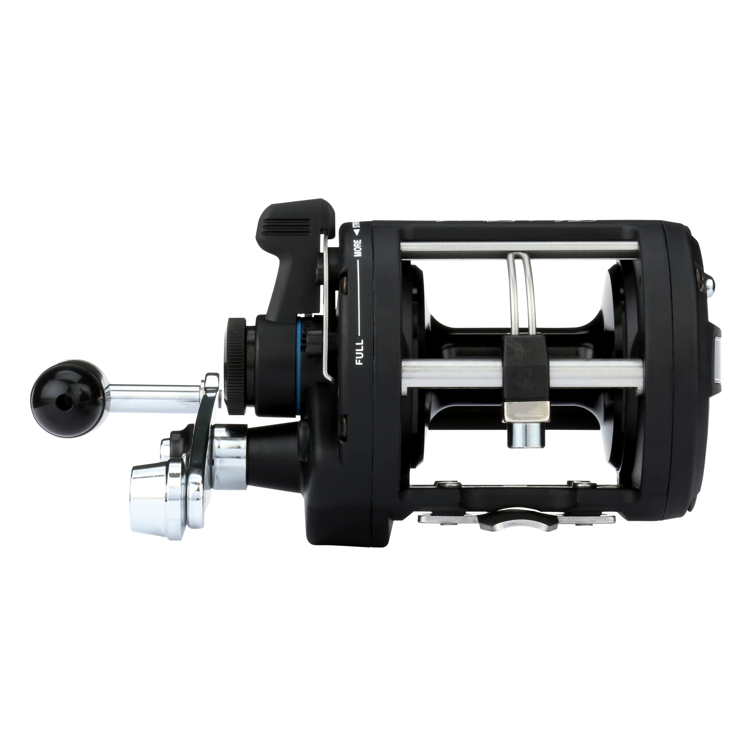 Top view showing handle and drag system on Shimano Charter Special 2000
