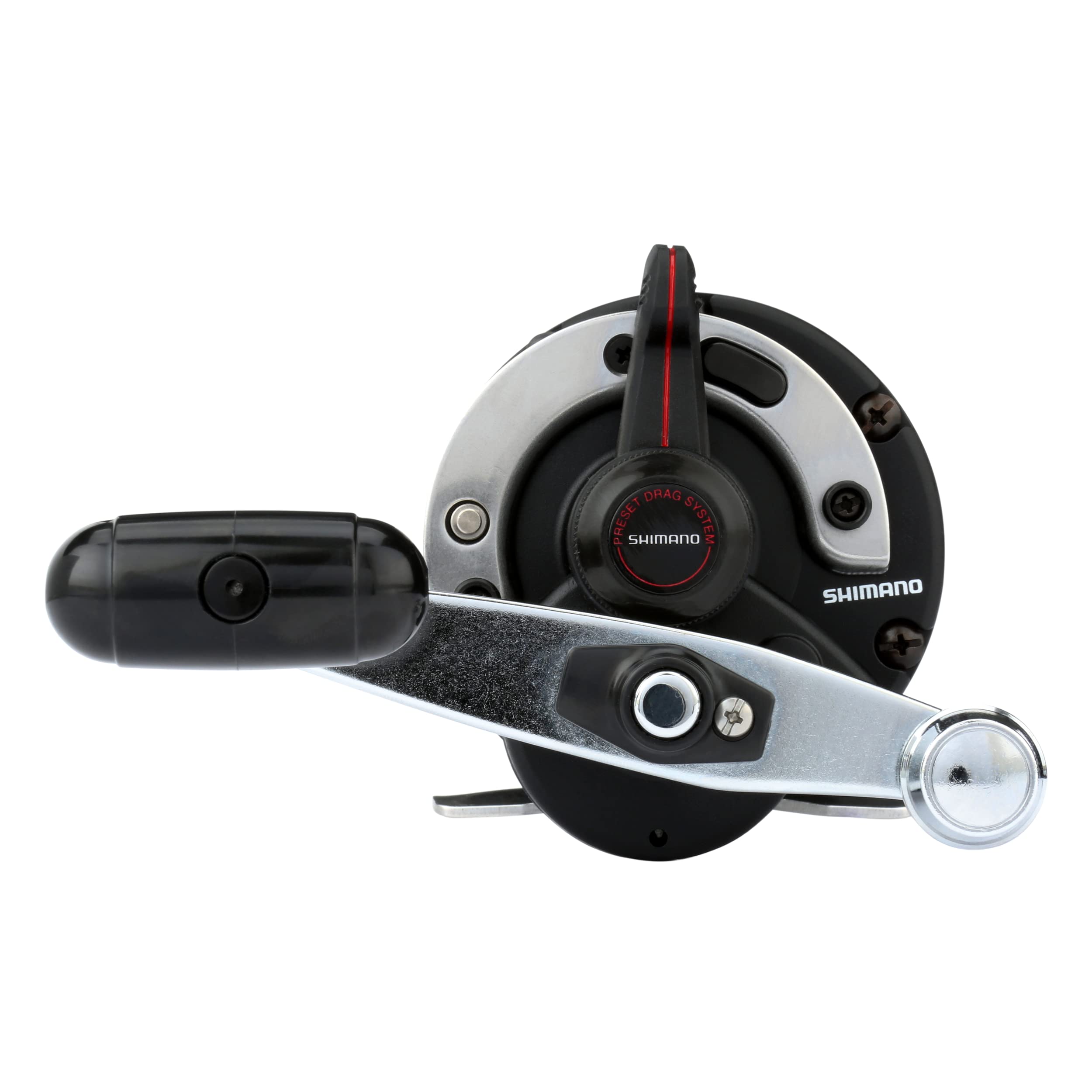 Reel mounted for saltwater downrigging and trolling